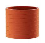 Silicone Sleeve 2.5" ID X 3" Long - Matte Red - Aramid 500 Degree